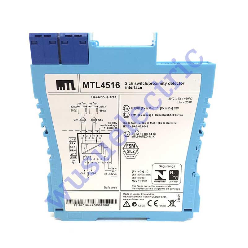 Eaton MTL4516 DIGITAL INPUT ISOLATOR